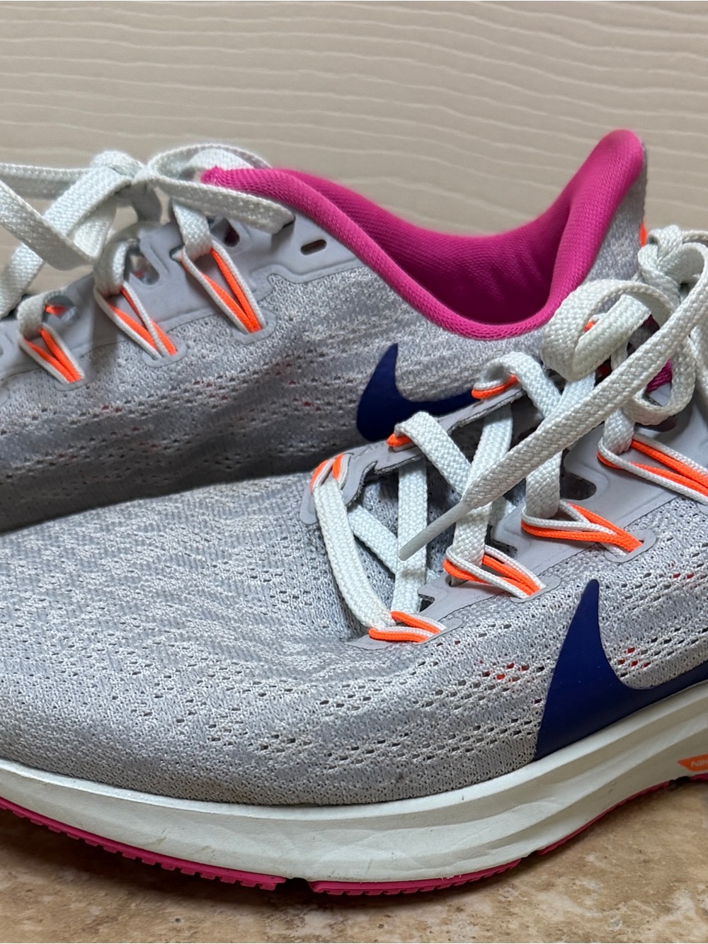 Nike Zoom, Women's Grey and Pink Running Shoes